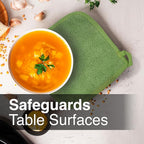 RITZ Terry Potholder & Hot Pad: Heat Resistant, Durable 100% Cotton – Ergonomically Designed for Optimal Grip, Easy-Care Machine Washable, Perfect for Your Kitchen – Cactus Green, 2-Pack