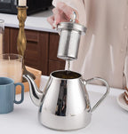 SANQIAHOME Stainless Steel Teapot with Infuser 2000ml