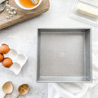 USA Pan Bakeware Aluminzed Steel 5-Piece Set Half, Cookie Sheet, Loaf, Square, Round Cake Pan