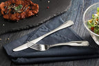 New Star Foodservice 58246 Shell Pattern, 18/0 Stainless Steel, Dinner Knife, 8.6-inch, Set of 12