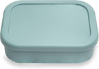 Ullabelle Leak Proof Bento Box Food-Grade Silicone Bento, BPA, Phthalate, Lead, & PVC Free - Bento Lunch Box for Daycare, Kids, & Adults - Leak Resistant Sets With Lids Snack Box Container (Blue)