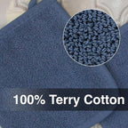 RITZ Terry Potholder & Hot Pad: Unparalleled Heat Resistant, Durable 100% Cotton – Ergonomically Designed for Optimal Grip – Easy-Care Machine Washable – 2-Pack, Federal Blue
