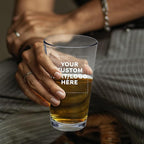 Custom Libbey Pint Glass 16 oz. Set of 100, Personalized Bulk Pack - Beer Glasses, Heavy Duty Drinkware - Clear