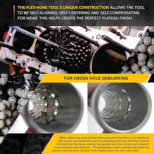 Brush Research BC9M400 FLEX-HONE®, 0.354" (9mm) Diameter, 400 Grit, Silicon Carbide, for Mild Steel, Stainless Steel, Cast Iron and Softer Ferrous Materials