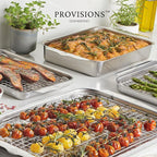 Hestan Provisions OvenBond – 5-Piece Tri-ply Baking Sheet Set