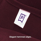 Gee Di Moda Rectangle Tablecloth - 60 x 102 Inch Burgundy Table Cloth for 6 Foot Rectangle Table - Heavy Duty Washable Fabric - for 6 Ft Buffet Table, Holiday Party, Dinner, Wedding & Baby Shower