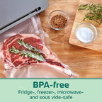 FoodSaver Heavy-Duty Vacuum Seal 8 x 20' Roll, 6-Pack, Ideal for Food Storage and Sous Vide Cooking