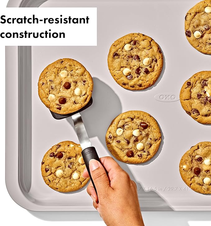 OXO Good Grips Non-Stick Pro Ceramic Coated Metal Bakeware 3-Piece Sheet Pan Set – Biscuit