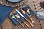 Artaste Rain II Forged 18/10 Stainless Steel (Copper (Service for 4), Flatware (20-Piece Set))